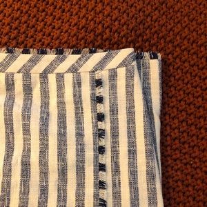 Banana Republic Striped Pencil Skirt with Fringe